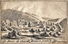 Les bains de Chaudfontaine par Renier Roidkin 1725
